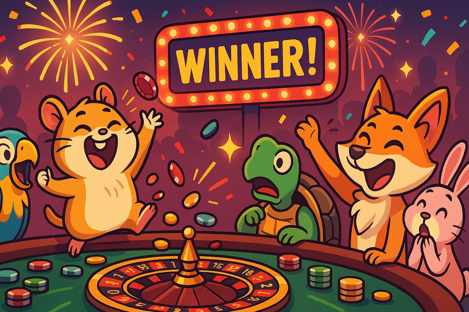 Crazy Time wheel and bonus game display on danatoto 4d Hot Pot table